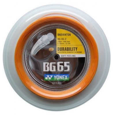 Bobine Yonex BG65 orange - 200m
