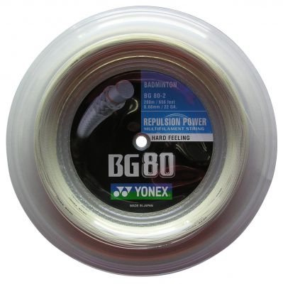 Bobine Yonex BG80 blanc - 200m