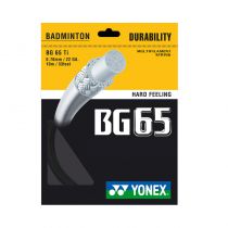 Cordage Yonex BG65 noir - 10m