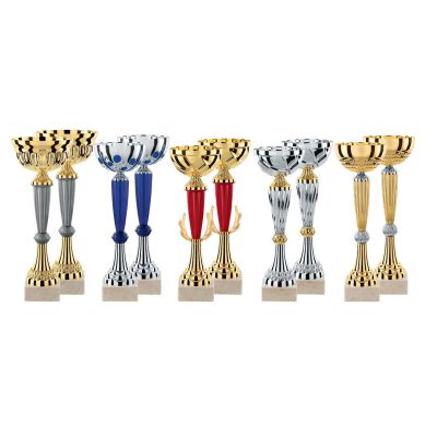 Lot de 10 coupes Ht. Moy. 30cm