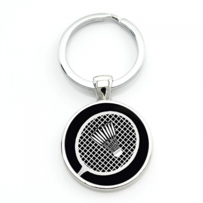 Porte-cl�s badminton \ volant raquette\ 