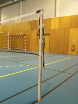 Poteaux de badminton dans gaines – compétition régionale