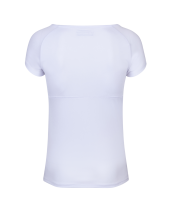 T-shirt Babolat Play Cap Sleeve Girl - blanc