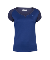T-shirt Babolat Play Cap Sleeve Girl - bleu marine