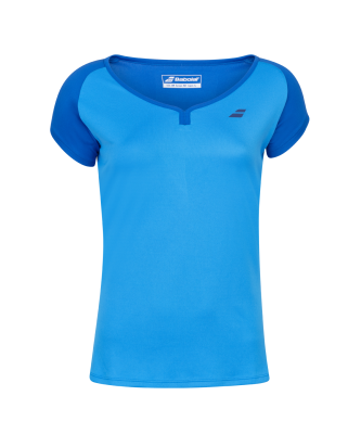 T-shirt Babolat Play Cap Sleeve Girl - bleu