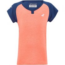 T-shirt Babolat Play Cap Sleeve Girl - orange bleu