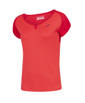T-shirt Babolat Play Cap Sleeve Girl - rouge