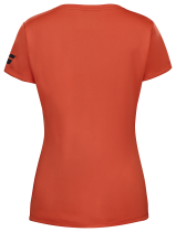 T-shirt Babolat Play Cap Sleeve Women - Fiesta Red