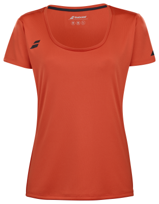 T-shirt Babolat Play Cap Sleeve Women - Fiesta Red