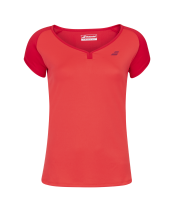 T-shirt Babolat Play Cap Sleeve Women - rouge