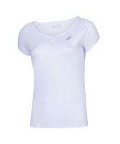 T-shirt Babolat Play Cap Sleeve Women- blanc