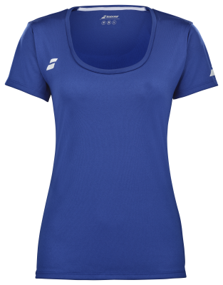 T-shirt Babolat Play Cap Sleeve Women 2024 solidate blue